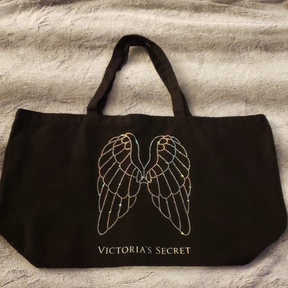 Victoria's Secret Handbags - Rhinestone Angel Wings Victorias Secret Duffel Bag Victoria's Secret Handbags - Rhinestone Angel Wings Victorias Secret Duffel Bag
